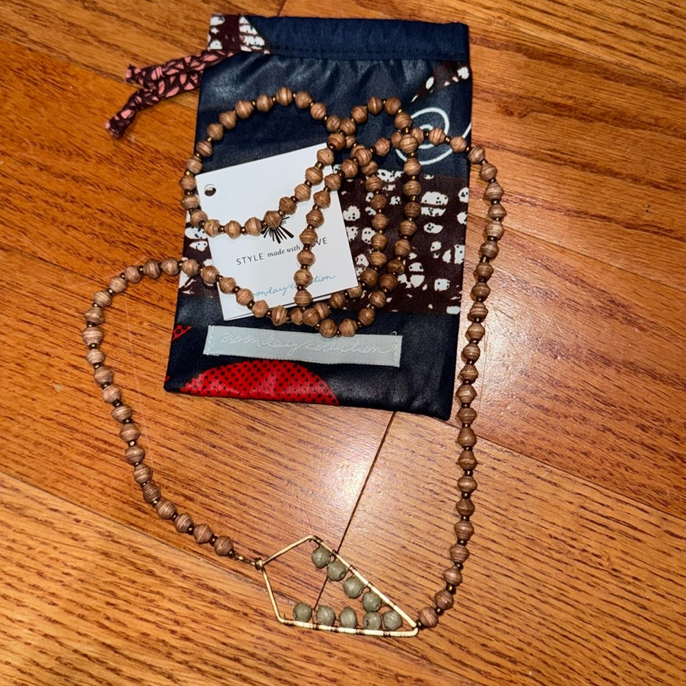 Noonday Paper Bead Necklace